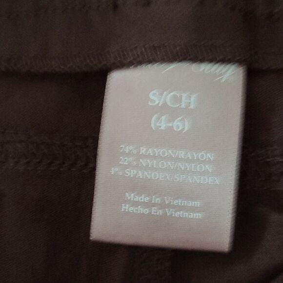 White Stag sz S(4-6) comfort flex stretch classic  pants NWOT tummy control - Picture 3 of 9